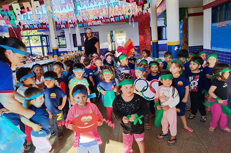 Projeto “Pequeno Atleta nas Olimpíadas” – CEPI Estrela do Cerrado