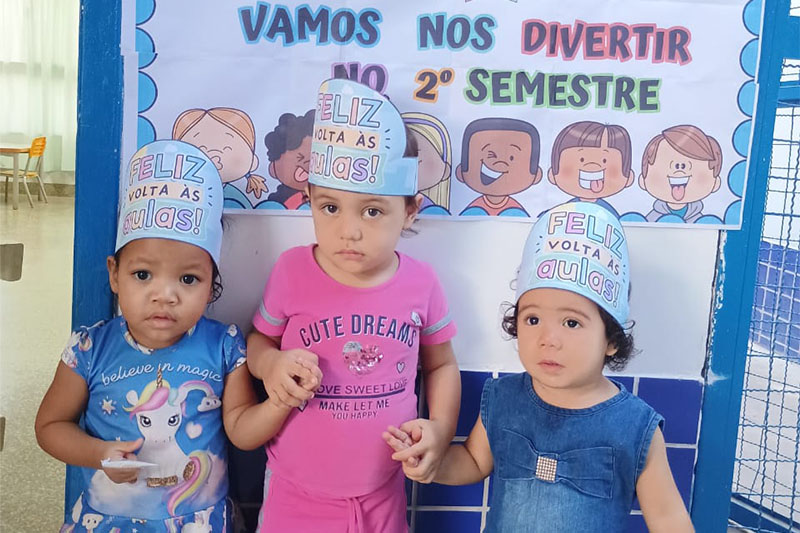 Primeiro dia de aula após o recesso – CEPI Corujinha do Cerrado