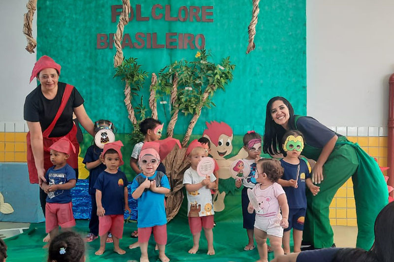 Celebração do Dia do Folclore na Creche Renascer – CEPI Rosa do Campo