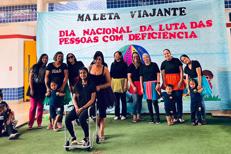 Maleta Viajante promove inclusão na Creche Renascer – CEPI Paineira