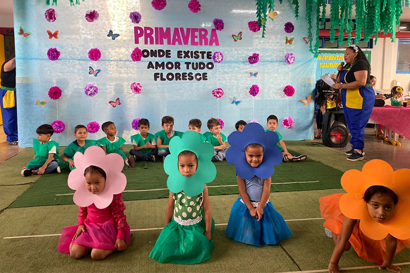 Festa da Primavera 2025 enche de cores e alegria o CEPI Estrela do Cerrado