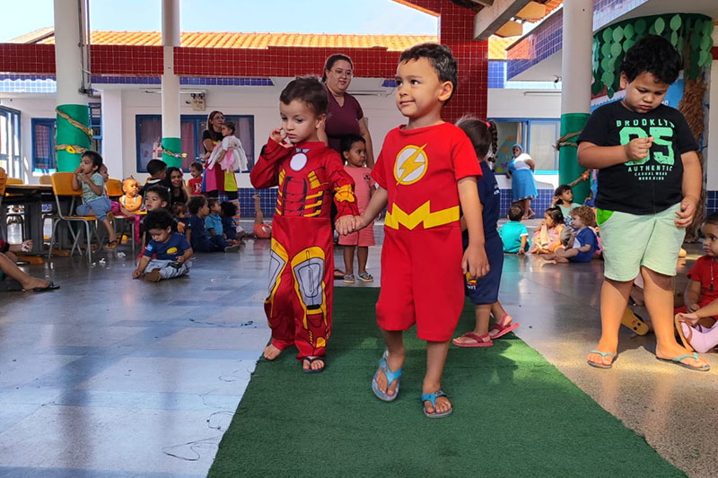 Semana da Criança é marcada por alegria e cores na Creche Renascer CEPI Estrela do Cerrado