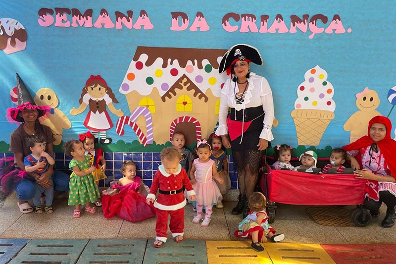 Semana da Criança é marcada por diversão e sorrisos na Creche Renascer CEPI Paineira