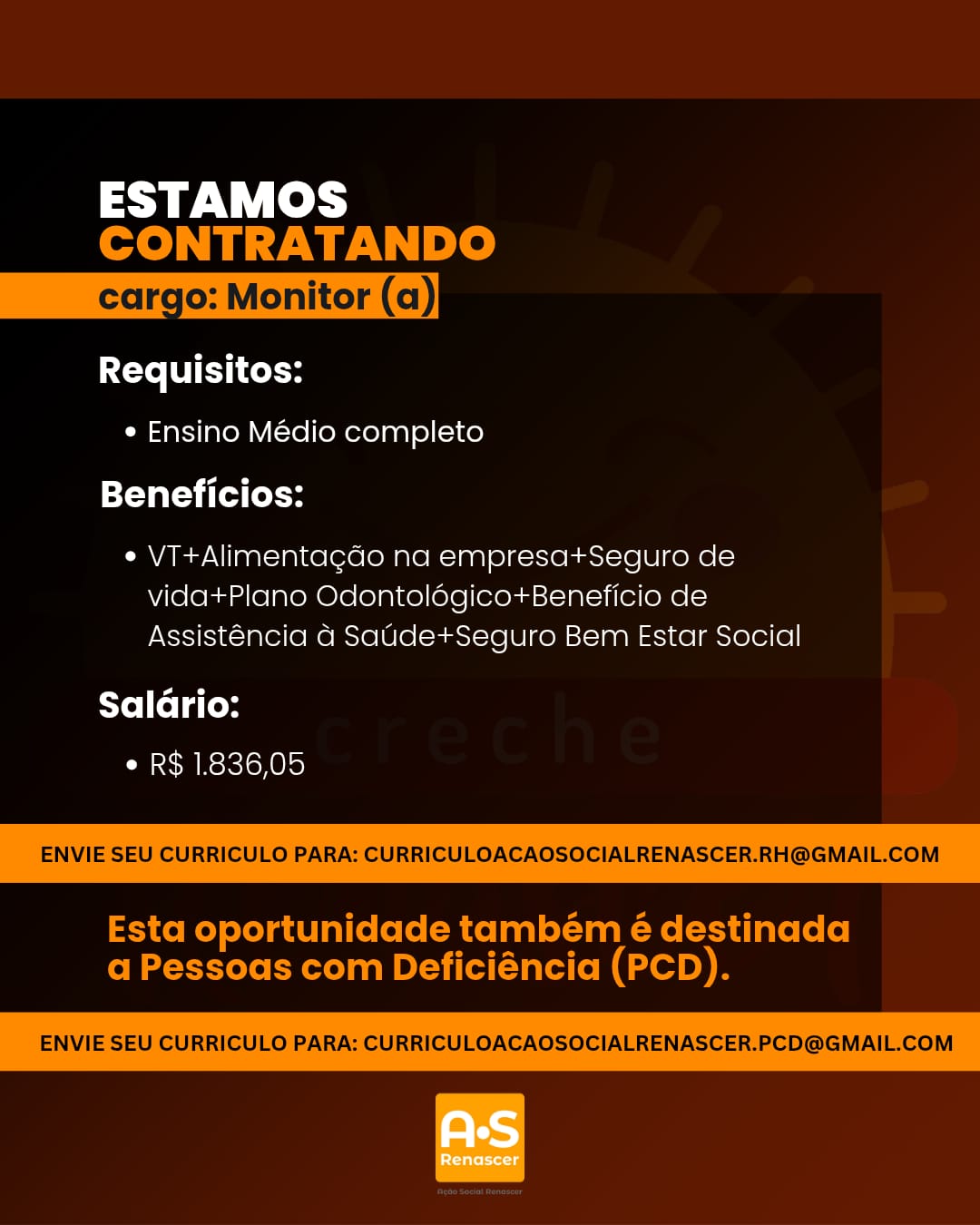 trabalhe conosco 2026 (Monitor)